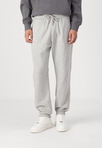 Hollister Co. Relaxed Fleece Logo Joggers - Trainingsbroek - grey