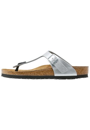 Birkenstock GIZEH REGULAR - Tåsandaler - silver