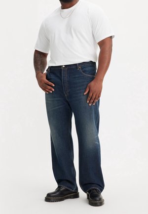 Jeans straight leg - dark-blue denim