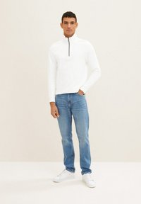 TOM TAILOR TTJOSH Slim - Vaqueros slim fit - tinted blue denim