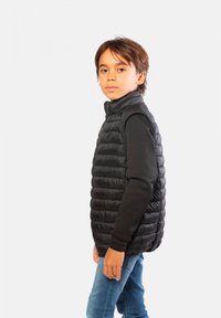 WAXX SANS MANCHE SHELTER - Doudoune - noir titane/noir m?�tallis?� - ZALANDO.FR