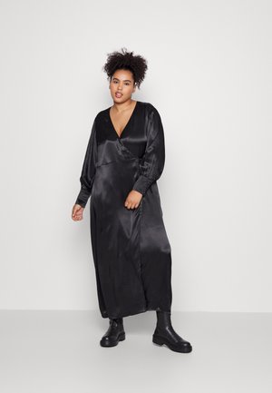 SLFLYRA ANKLE WRAP DRESS - Cocktailjurk - black