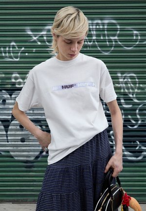 HUF ADMISSION TEE UNISEX - Print T-shirt - white