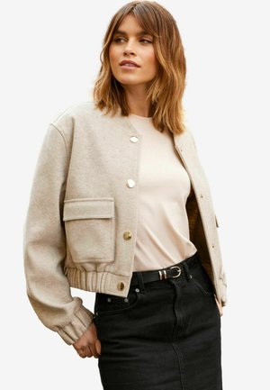 REGULAR FIT - Blouson Bomber - beige
