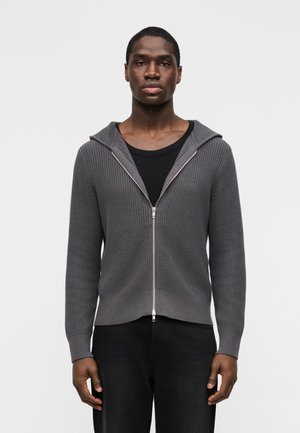 GLASGOW HOOD - Vest - blackened pearl