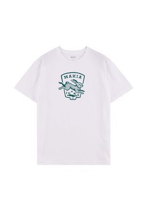 Makia RABBIT - T-shirt imprimé - white