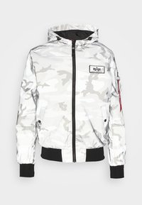 HOODED - Poletna jakna - mottled black