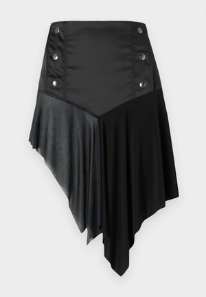 SKIRT - Jupe trapèze - black