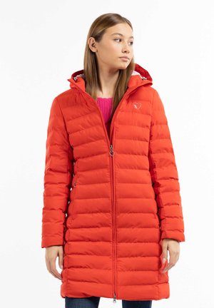 PADDED QUILTED - Winter coat - rot