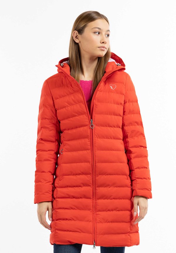 PADDED QUILTED - Wintermantel - rot