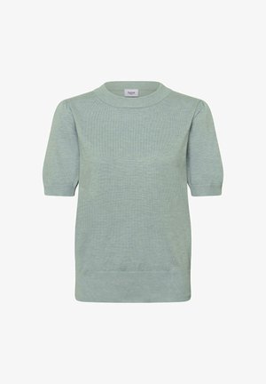 Saint Tropez, MILASZ SS PULLOVER - T-shirt basic - ether melange