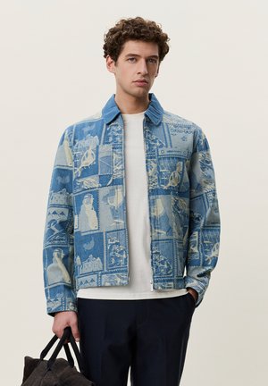 Les Deux, STAMP JACKET - Лятно яке - denim blue