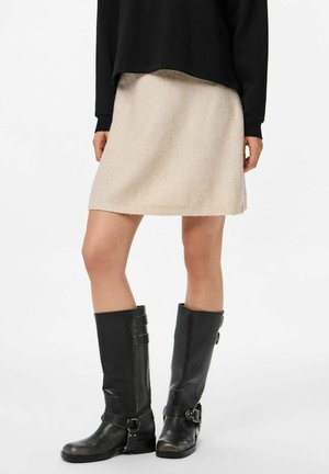 Pieces PCMALOU HW PWP BC - A-linjekjol - silver gray