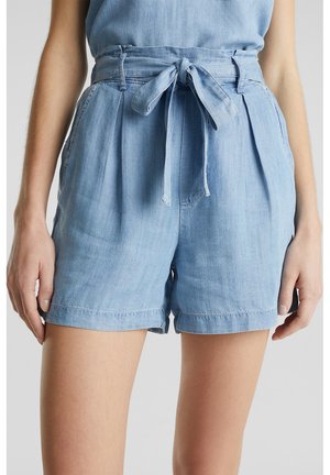 Shorts - BLUE BLEACHED