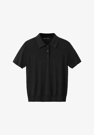 Mango, ADULT - Polo shirt - black