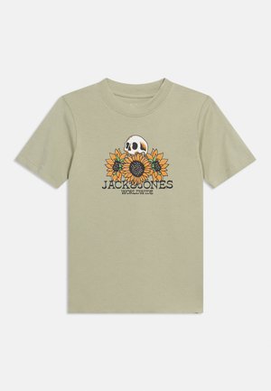 JORCATSKILLS SKULL TEE - Μπλουζάκι με στάμπα - seagrass