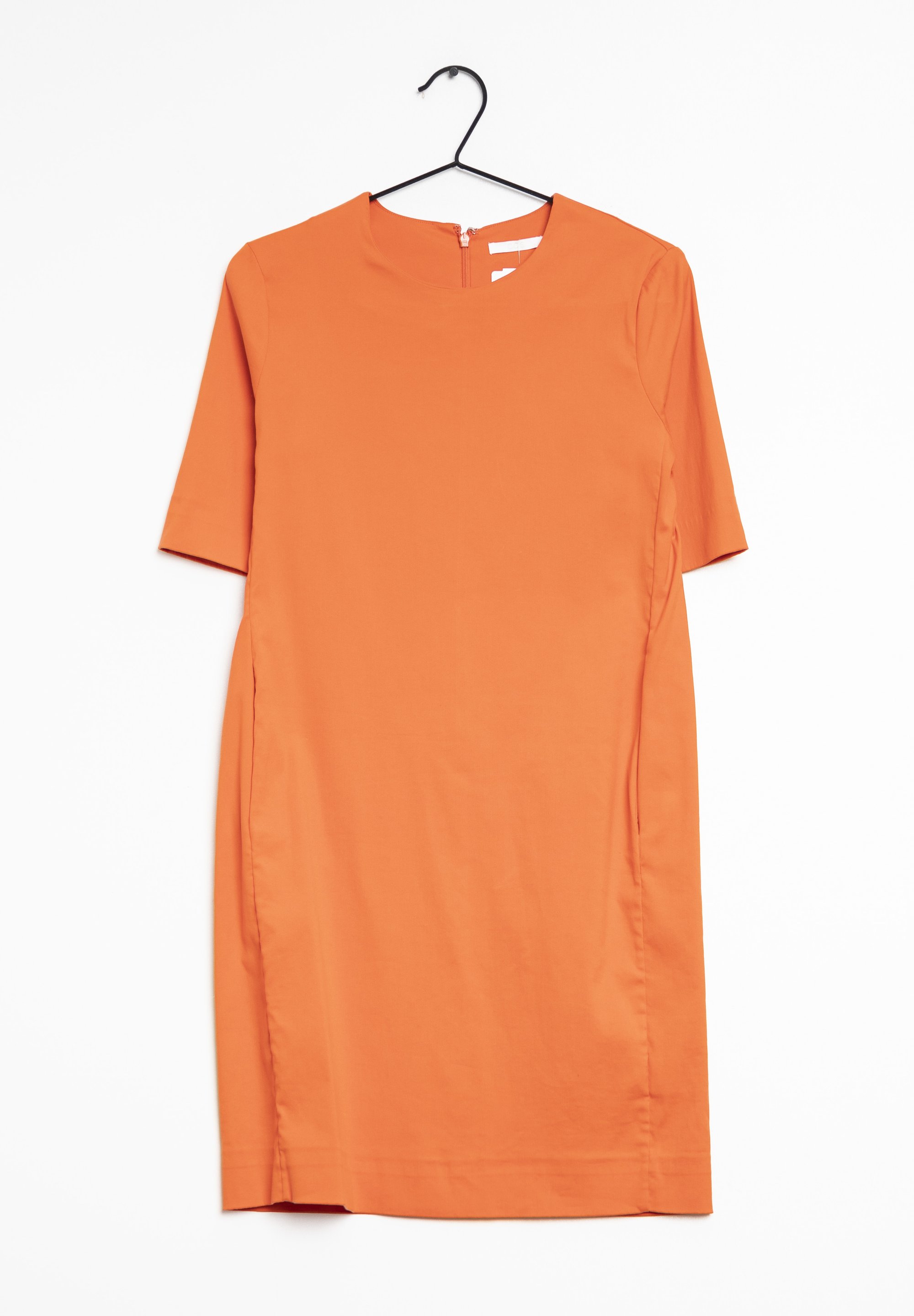 blue dress orange flowers Pompeya Long Dress in Orange and Blue Floral