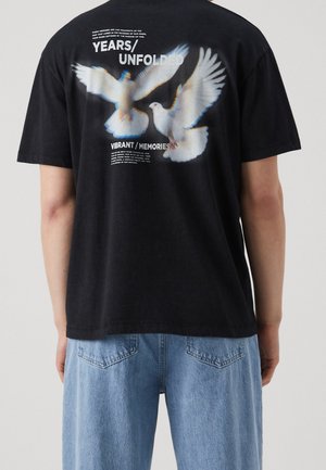 T-shirt print - black