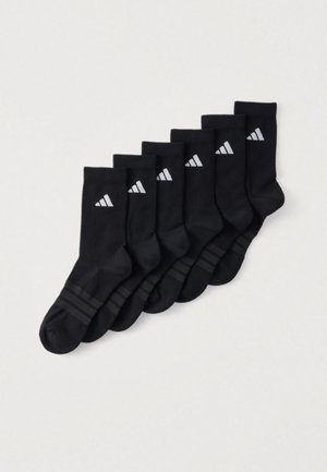 CREW SOCKS 6 PACK - Calcetines - black/white