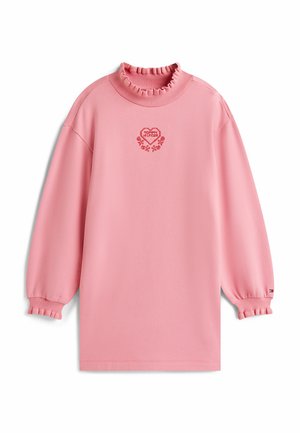 RUFFLE NECK - Hverdagskjole - mystic pink