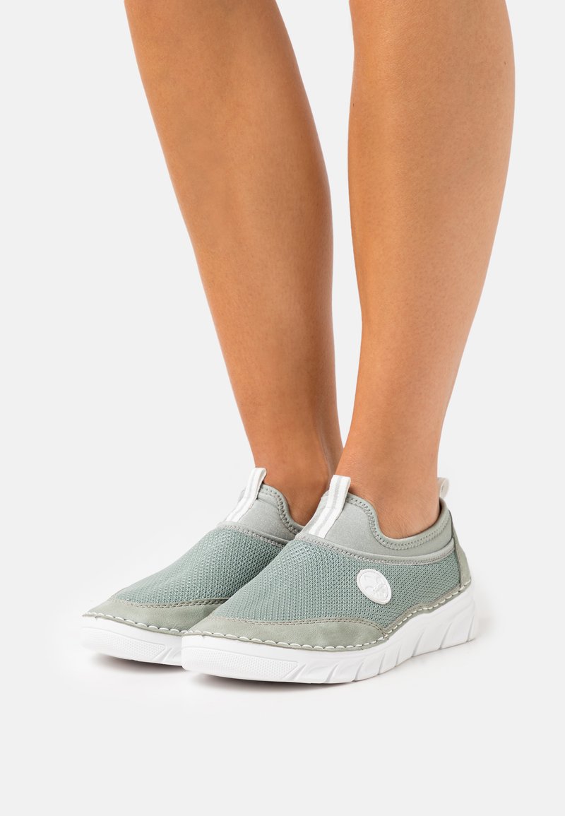 Zapatillas De Running Con Velcros Y Cordones Elásticos - Blanco - Niño