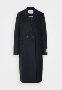 SINGLE BREASTED HERRINGBONE COAT - Klassisk frakke - black and night