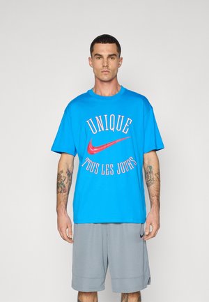 TEE - T-shirts med print - photo blue