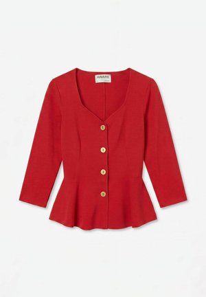 Vero Moda, A-SHAPE TOP AWSAGE TOP - Cardigan - high risk red