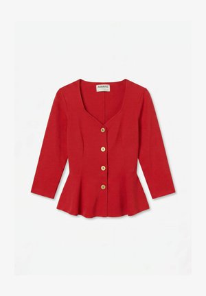 Vero Moda, A-SHAPE TOP AWSAGE TOP - Cardigan - high risk red