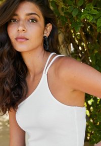 Next DOUBLE STRAP ONE SHOULDER - Viršus - white