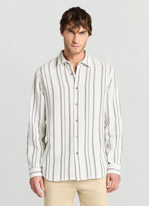 RIGHE - Chemise - var bianco lana