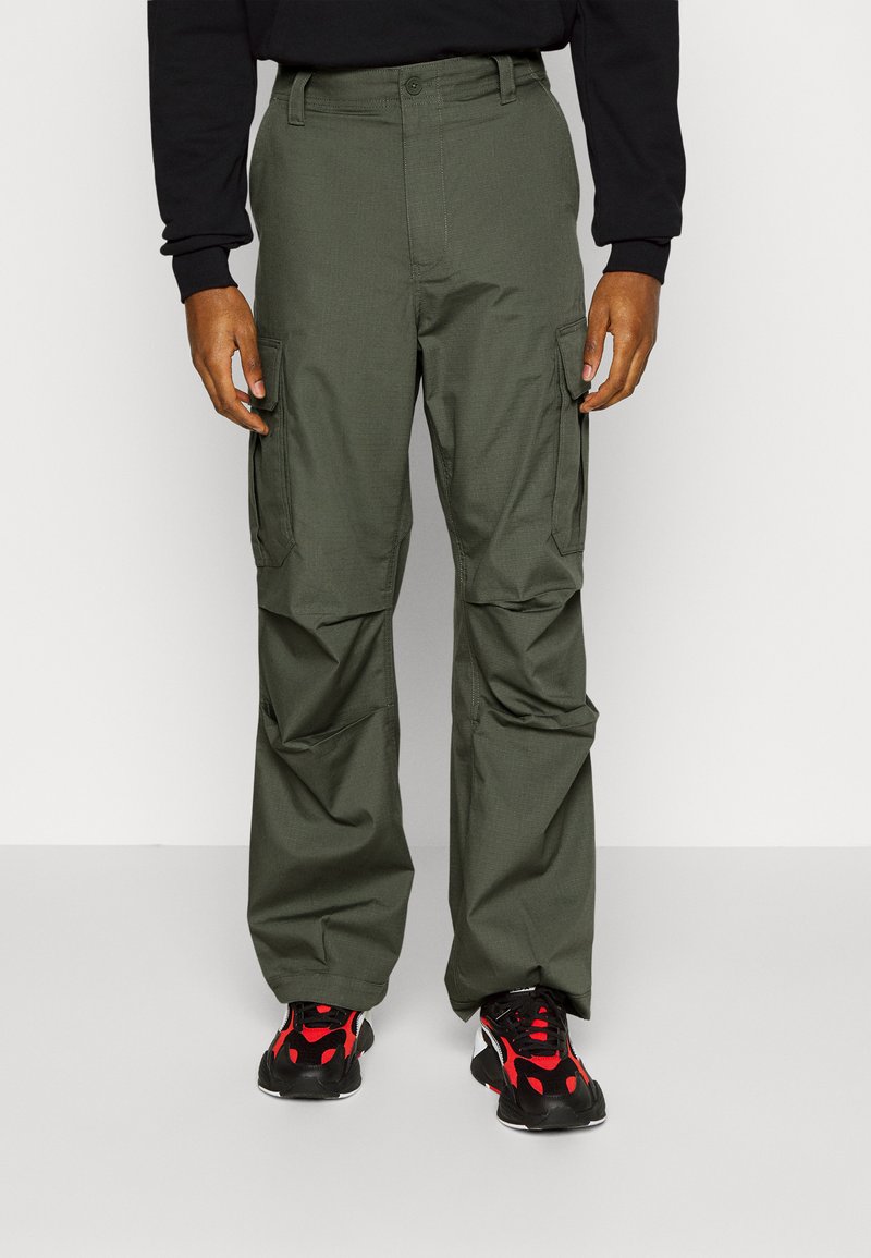 Tommy Jeans AIDEN BAGGY PANT Cargo trousers avalon green/olive