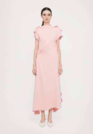 DRAPE SLEEVE MIDI DRESS - Vestido informal - antique pink