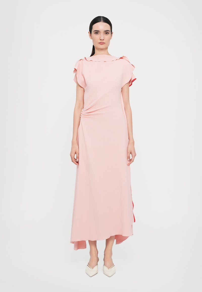 Victoria Beckham - DRAPE SLEEVE MIDI DRESS - Day dress - antique pink, Enlarge