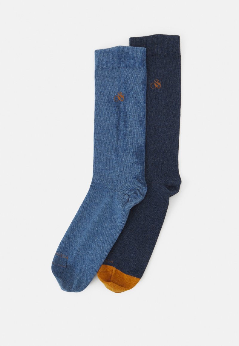 Scotch & Soda DIP TOE CLASSIC 2 PACK Sokken blue/blauw Zalando.nl