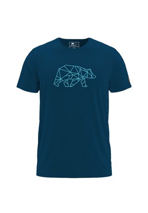 FORSBERG, FORSBERG FINNSON T-SHIRT MIT BRUSTLOGO 728672 - T-Shirt print - marineblau hellblau