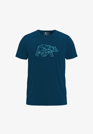 FORSBERG, FORSBERG FINNSON T-SHIRT MIT BRUSTLOGO 728672 - T-shirt con stampa - marineblau hellblau