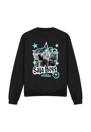 NETFLIX, KPOP DEMON HUNTERS SAJA BOYS SCRAPBOOK STARS - Sweatshirt - black