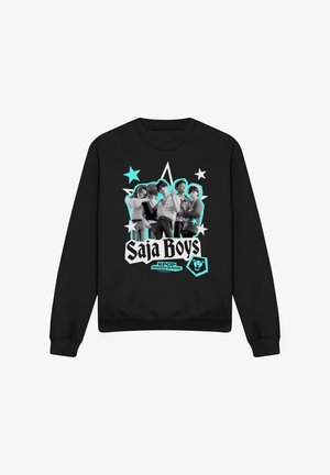 NETFLIX, KPOP DEMON HUNTERS SAJA BOYS SCRAPBOOK STARS - Sweatshirt - black