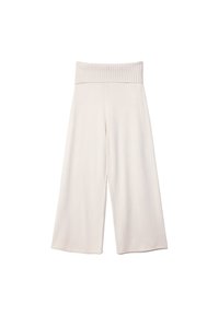 CULOTTES FOLD-OVER WAIST  - Pantaloni - stone