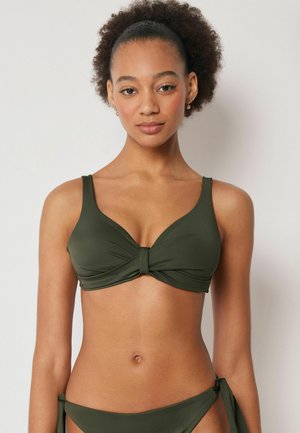 Calzedonia, PREMIUM SCULPT TRIANGLE - Bikinitop - green