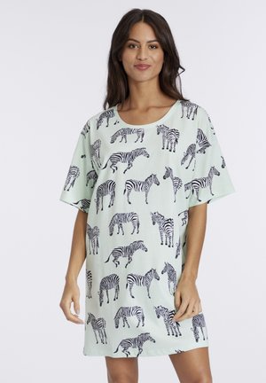 LASCANA VIVANCE DREAMS BY LASCANA ANIMAL - Spalna srajca - mint-gemustert