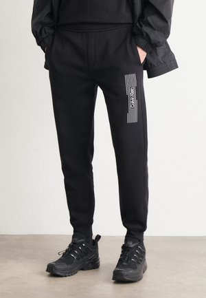 HORIZONTAL LOGO SWEATPANTS - Παντελόνι φόρμας - black