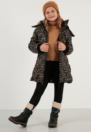 REGULAR FIT - Wintermantel - black