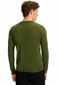 FALKE BASIC V-NECK - Maglione - olive