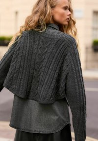 Next LAYER CABLE  - Džemper - grey charcoal