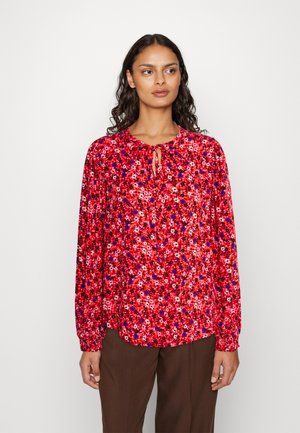 Marks & Spencer TIE NECK BLOUSE - Blúz - red mix