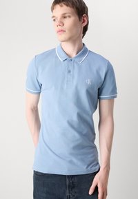 Calvin Klein Jeans TIPPING SLIM - Polo - faded denim