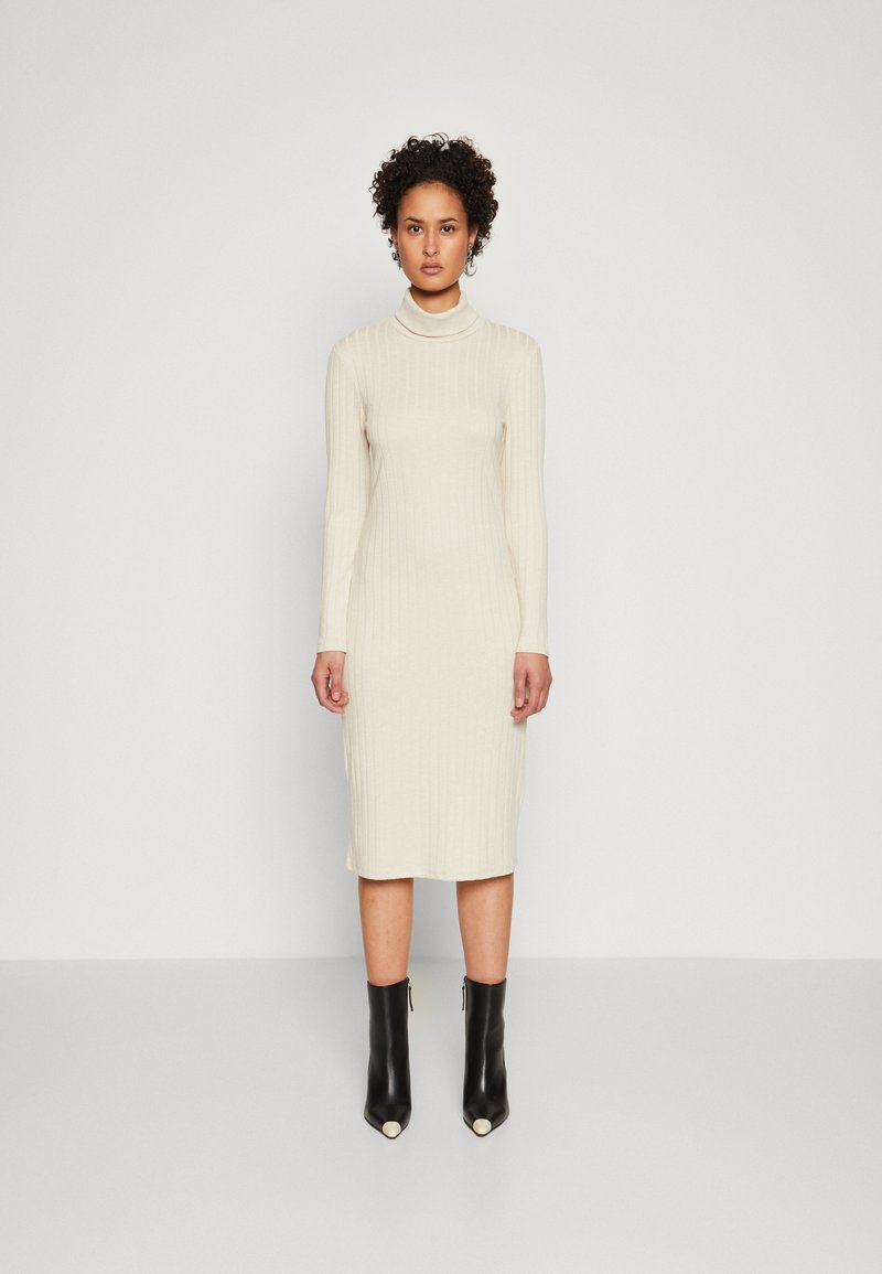 ONLY ONLFELINE MIDI DRESS - Φόρεμα από ζέρσεϊ - pumice stone