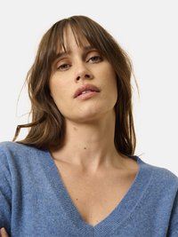 Just Cashmere Trui - bleu denim